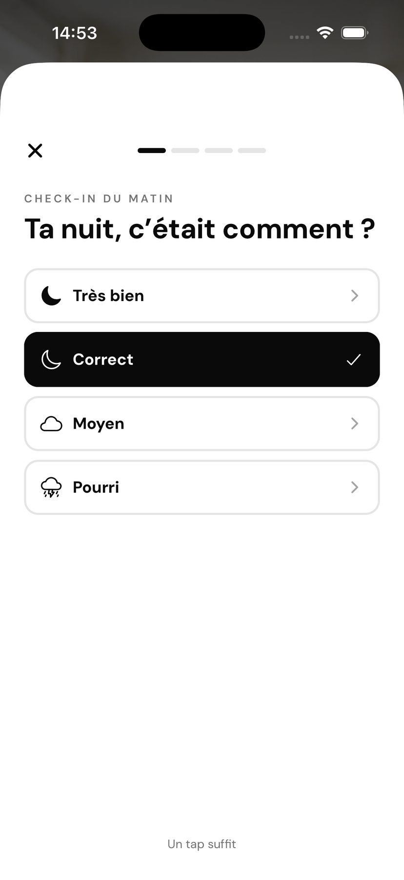 Le tien ?